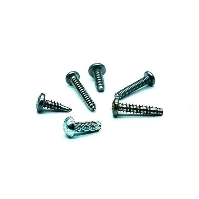 L Shape Threaded Mechanical Fasteners / Self Tapping Square Bend Screw Hooks